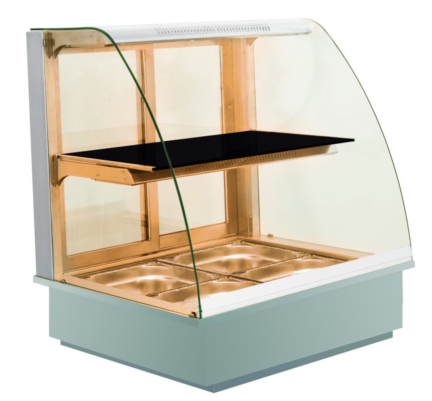 Bild 1: Nordcap Wärmevitrine HOT MARIE 80-70